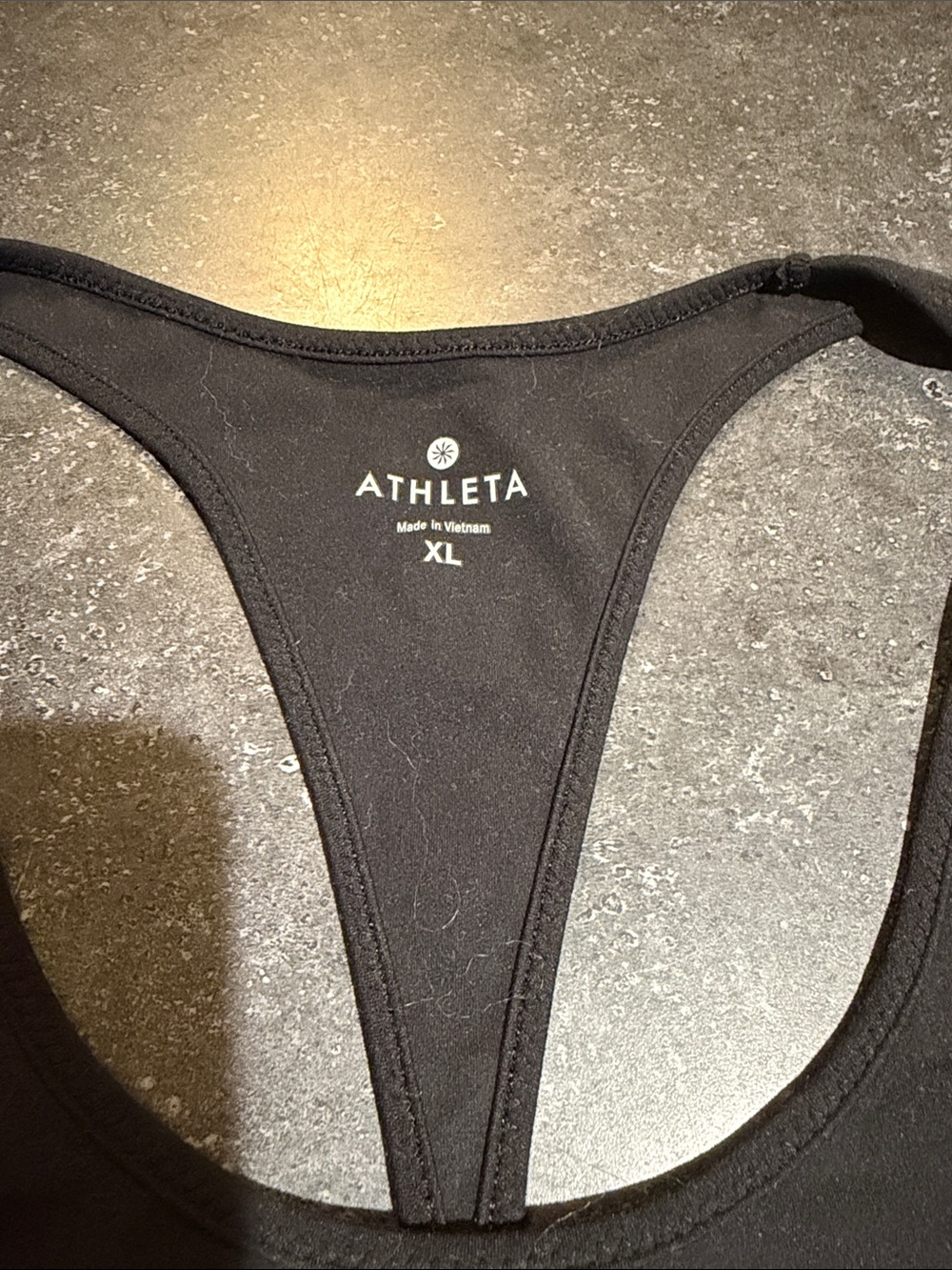 Athleta Black Racerback Performance Tank - Picture 2 of 3